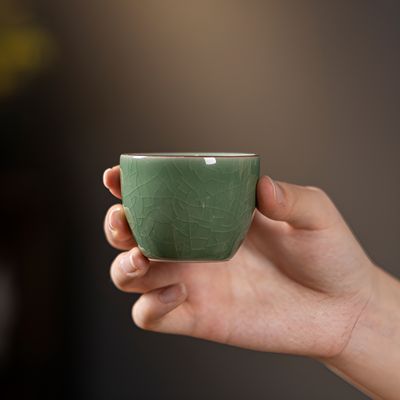 Service à thé porcelaine chinois vert