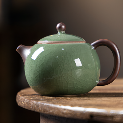 Service à thé porcelaine chinois vert