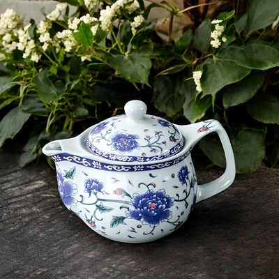 Service à thé porcelaine chinoise bleue