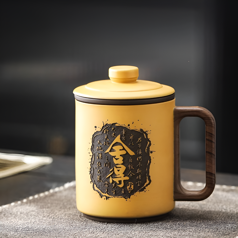 Tasse à thé chinoise avec infuseur et couvercle