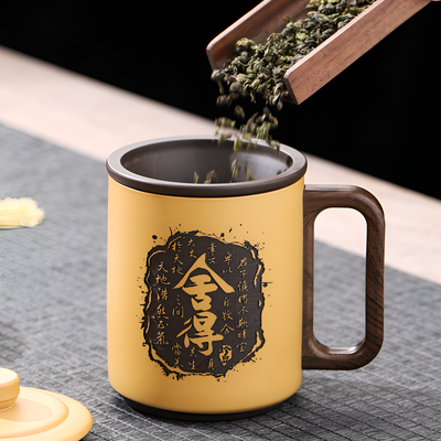 Tasse à thé chinoise avec infuseur et couvercle