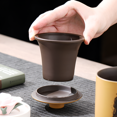 Tasse à thé chinoise avec infuseur et couvercle