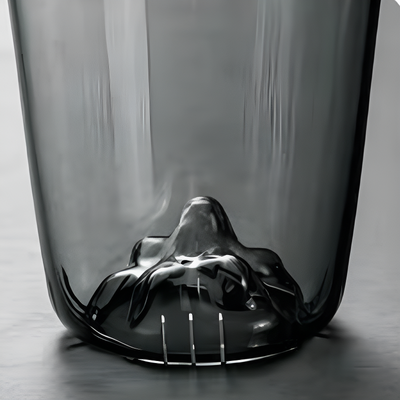 Tasse à thé en verre avec infuseur