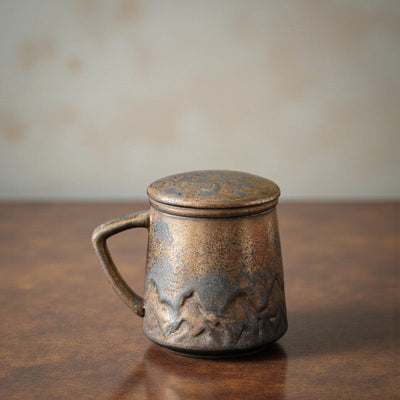 Tasse à thé vintage avec infuseur