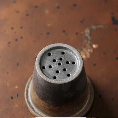 Tasse à thé vintage avec infuseur