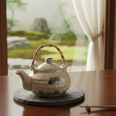 Théière 1 litre bambou