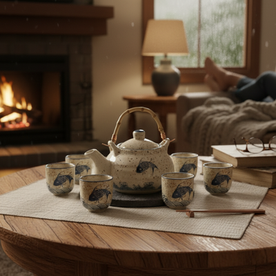 Théière 1 litre bambou