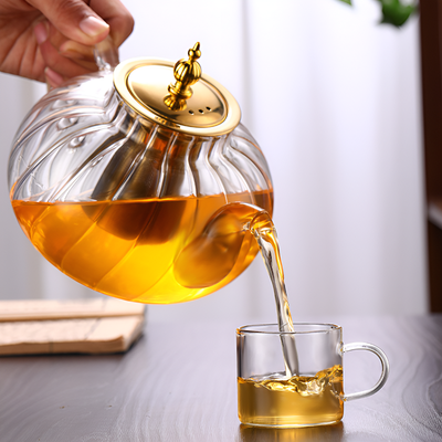 Théière 1l transparente