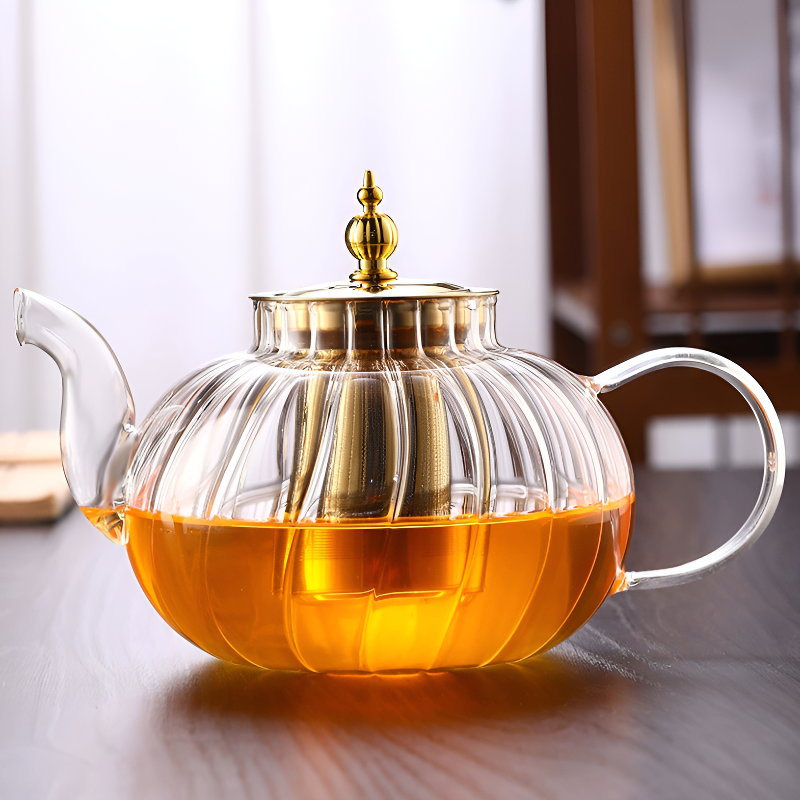 Théière 1l transparente