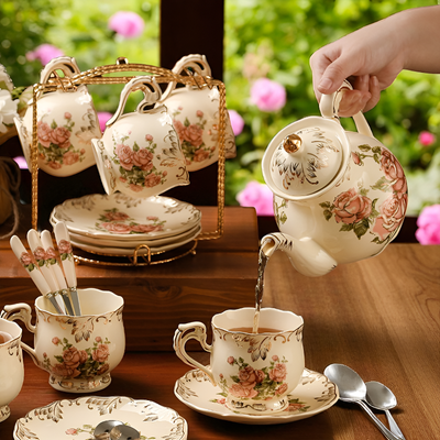 Théière anglaise élégance britannique