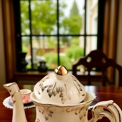 Théière anglaise élégance britannique