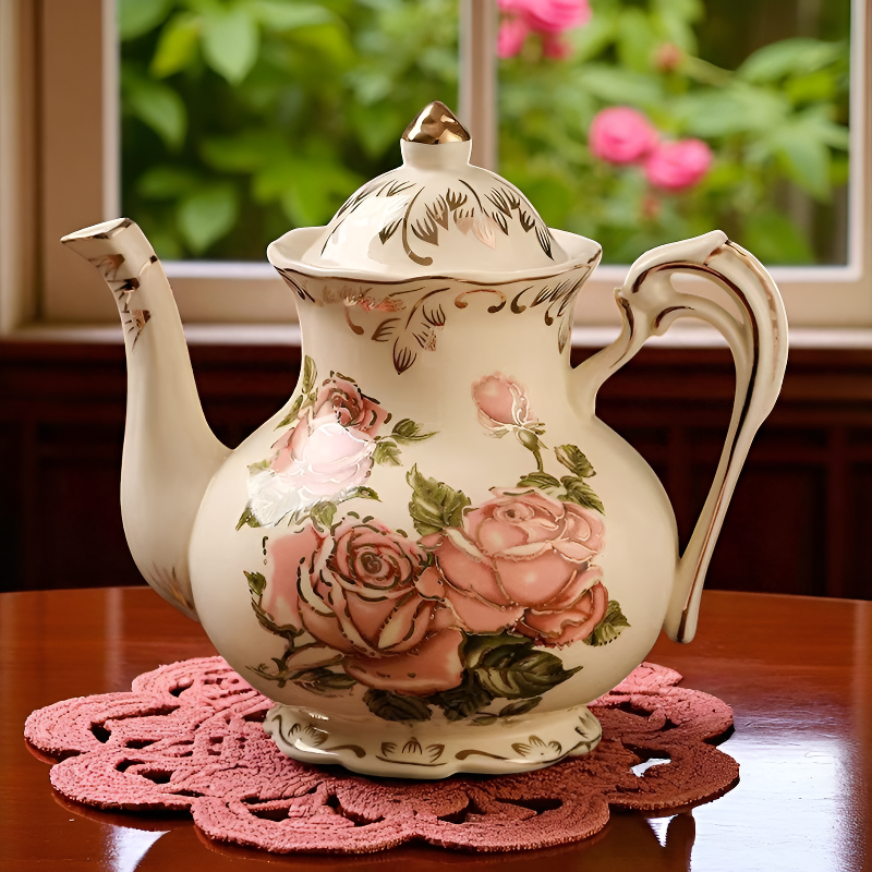 Théière anglaise élégance britannique