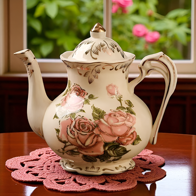 Théière anglaise élégance britannique