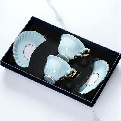 Théière anglaise finition dorée