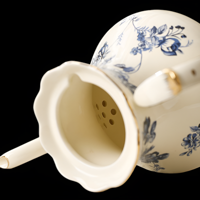 Théière anglaise fleur