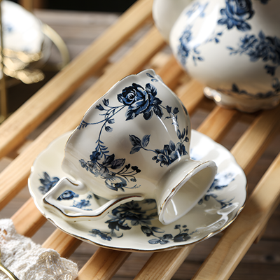 Théière anglaise fleur