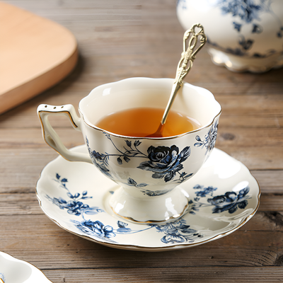 Théière anglaise fleur