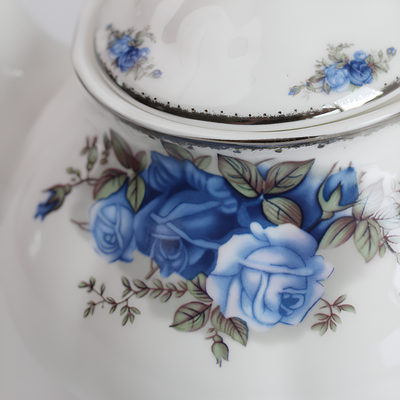 Théière anglaise porcelaine blanche