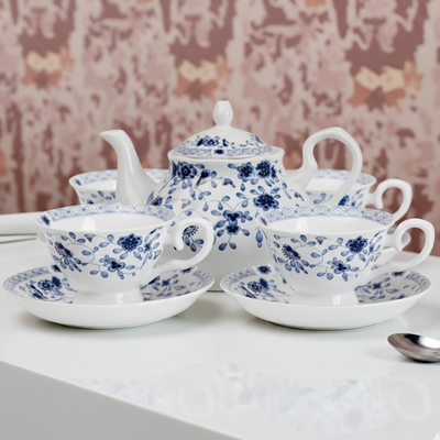 Théière anglaise porcelaine blanche