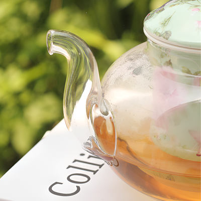 Théière anglaise en verre