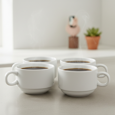 Théière blanche 900 ml