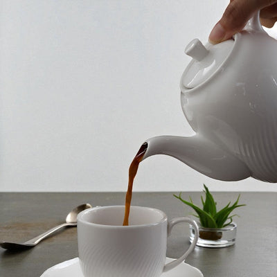 Théière blanche 900 ml