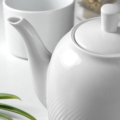 Théière blanche 900 ml