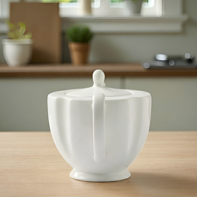 Théière blanche design