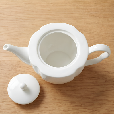 Théière blanche design