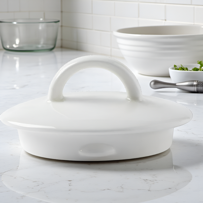 Théière blanche porcelaine fine