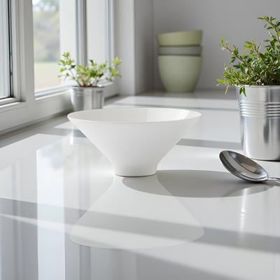 Théière blanche porcelaine fine