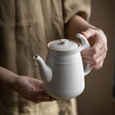 Théière blanche scandinave