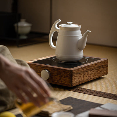 Théière blanche scandinave