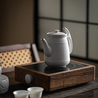 Théière blanche scandinave