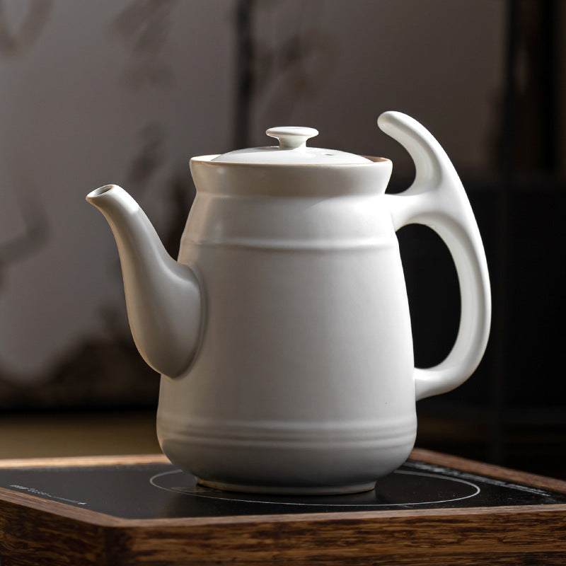 Théière blanche scandinave