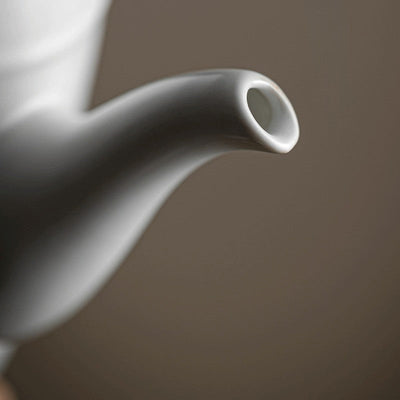 Théière blanche scandinave