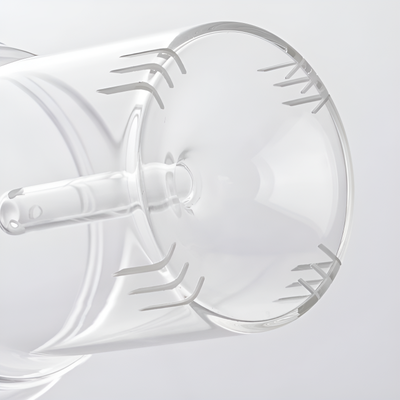 Théière borosilicate transparente