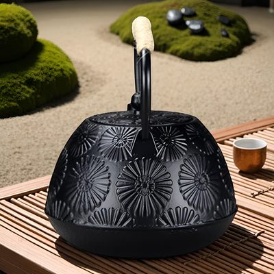 théière bouilloire en fonte japonaise