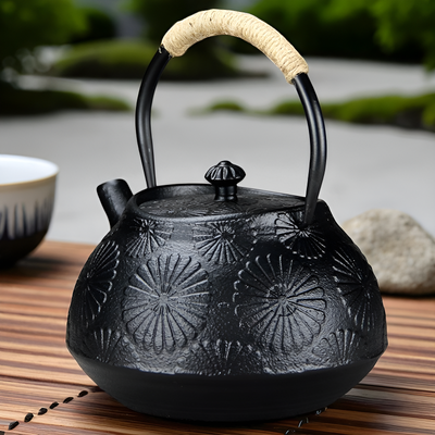 théière bouilloire en fonte japonaise