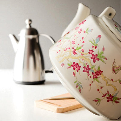 Théière céramique motif