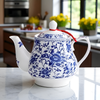 Théière chinoise bleu et blanc