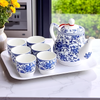 Théière chinoise bleu et blanc