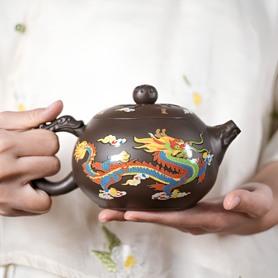 Théière chinoise dragon