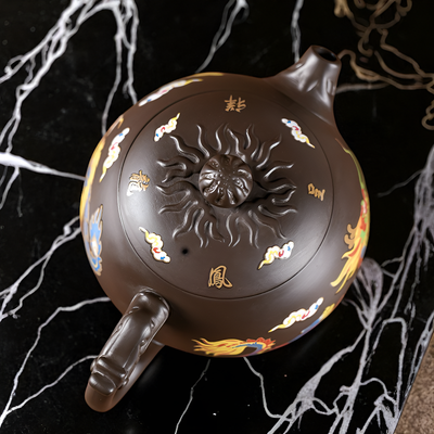 Théière chinoise dragon