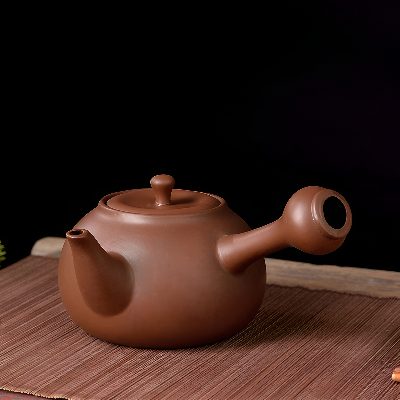 Théière chinoise marron terre