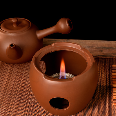 Théière chinoise marron terre