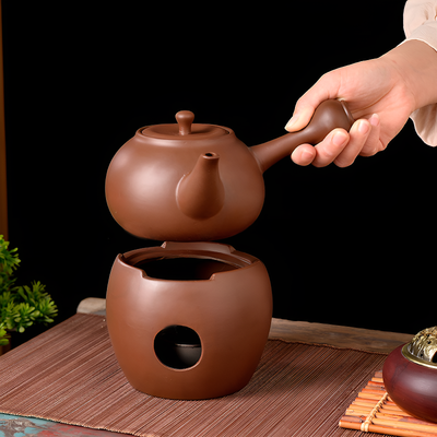 Théière chinoise marron terre