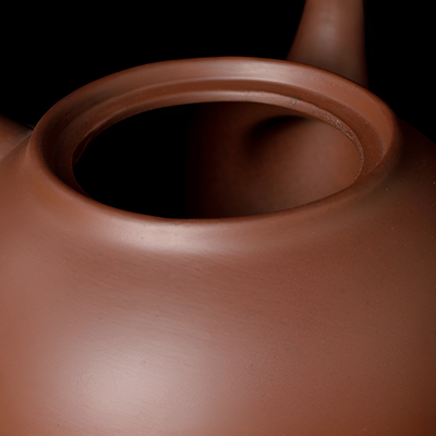 Théière chinoise marron terre