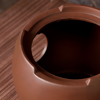 Théière chinoise marron terre