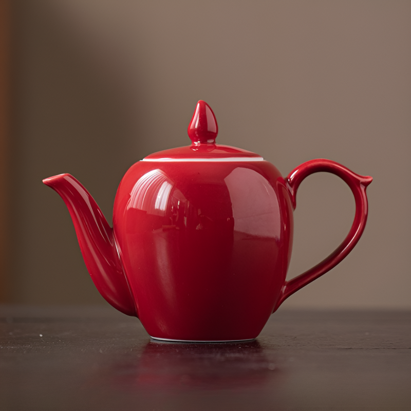 Théière chinoise rouge